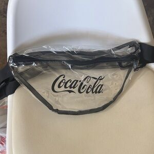 Coca-Cola Transparent Waist Bag with Black Trim